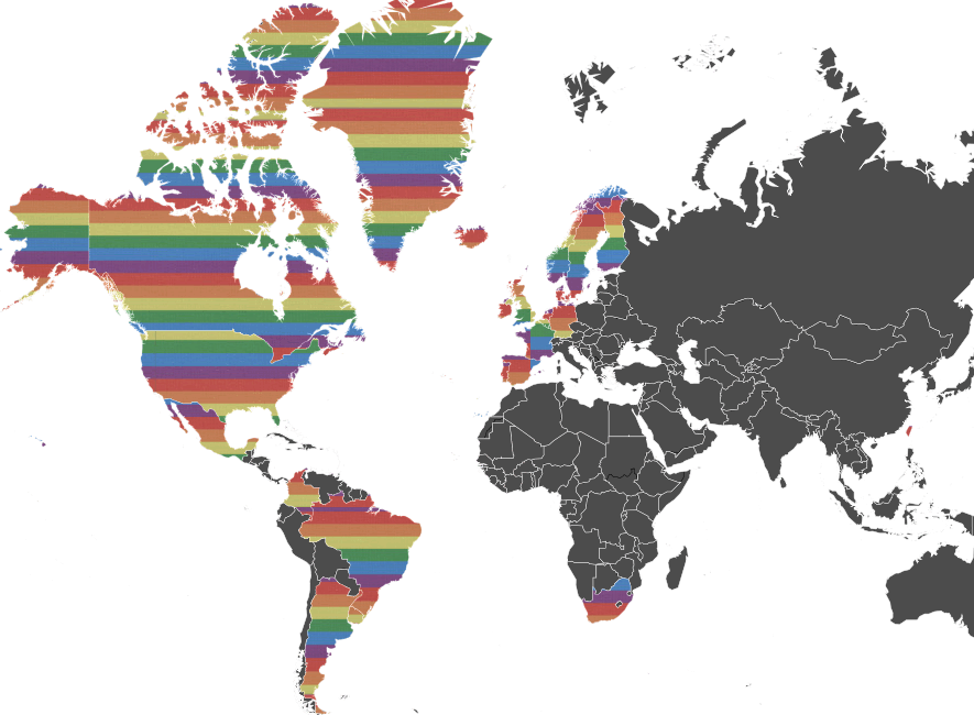 Marriage Equality Map Highlights Love Exposes Inequality Planting Peace