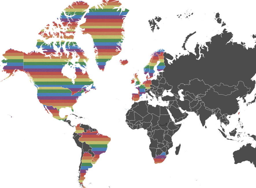 Marriage Equality Map Highlights Love Exposes Inequality